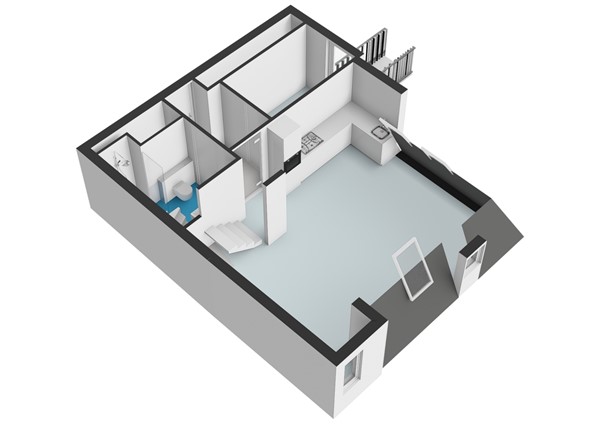 Plattegrond - Marnixstraat 315D, 1016 TB Amsterdam - Marnixstraat 315-D - Amsterdam - Benedenverdieping - 3D  _4.jpg
